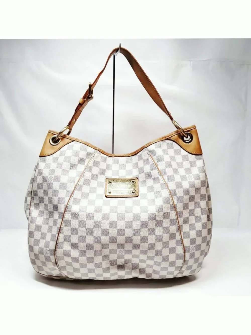 Authentic Louis Vuitton Galliera GM Damier Azur Hobo Shoulder Bag Large LV Tote - Picture 2 of 16